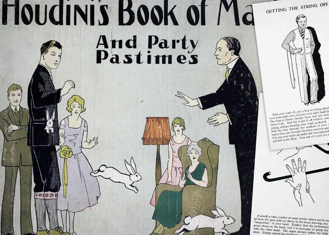 Houdini Original Buch mit Tricks